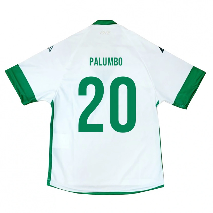 Danxen Dames Martin Palumbo #20 Wit Groen Blauw Uitshirt Uittenue 2025/26 T-Shirt België