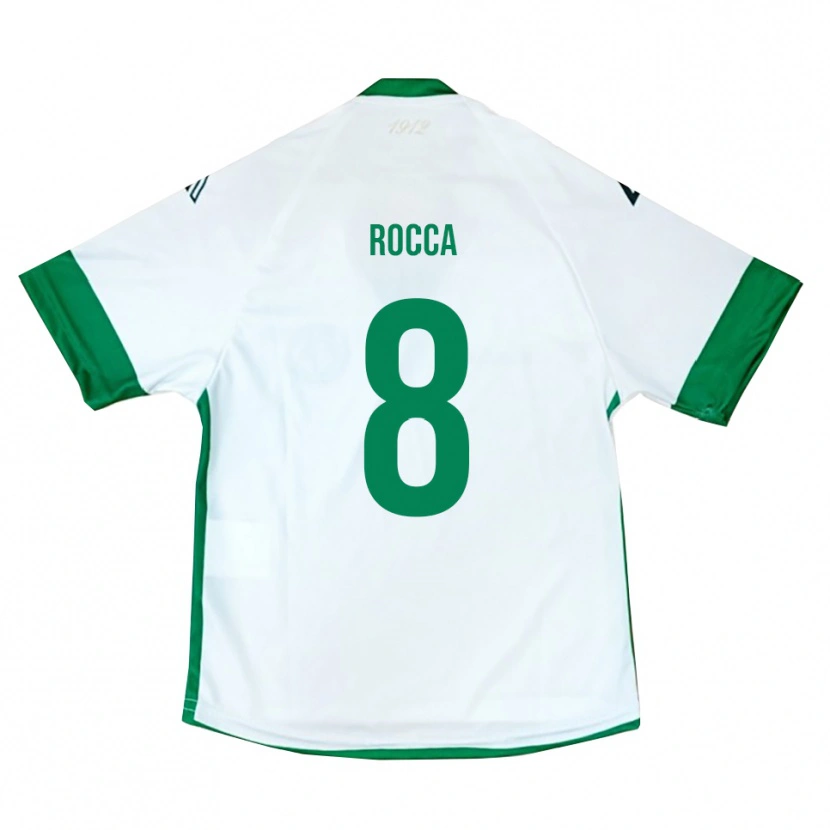 Danxen Dames Michele Rocca #8 Wit Groen Blauw Uitshirt Uittenue 2025/26 T-Shirt België