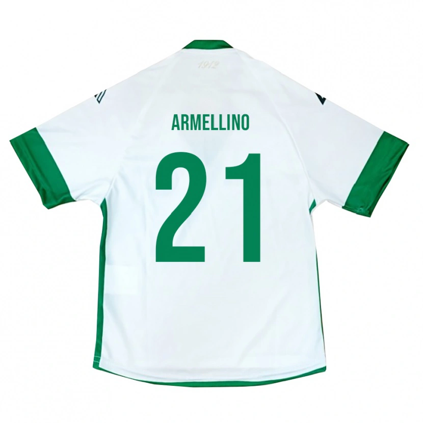 Danxen Dames Marco Armellino #21 Wit Groen Blauw Uitshirt Uittenue 2025/26 T-Shirt België