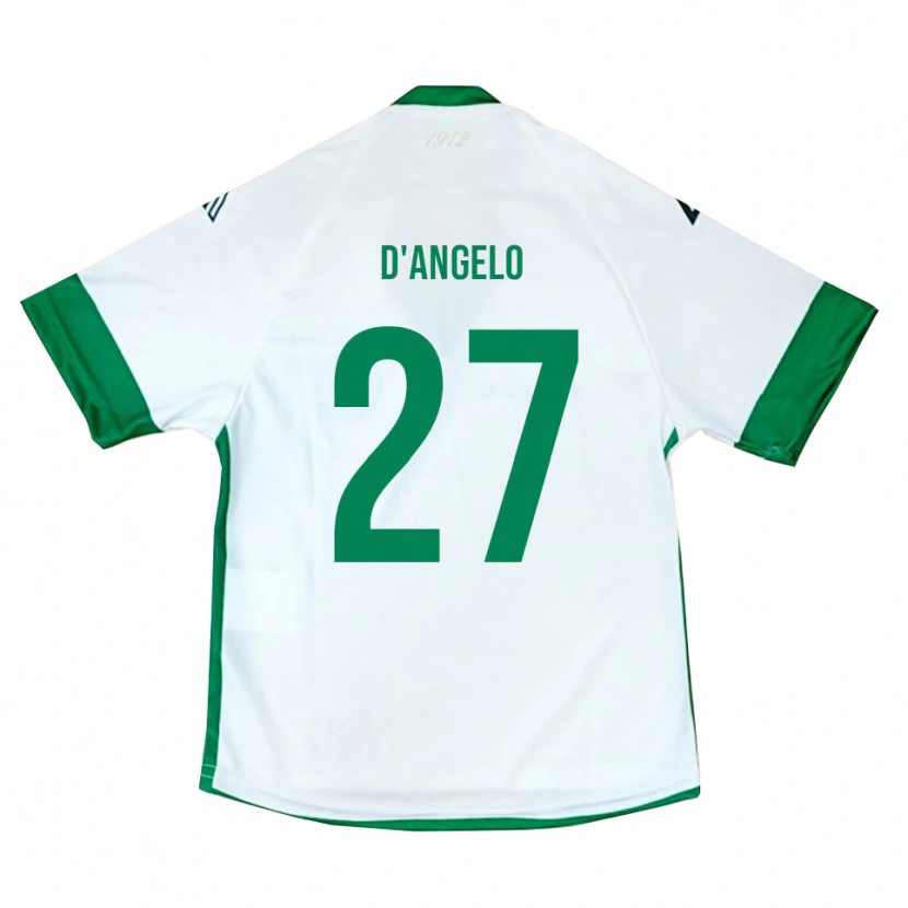 Danxen Dames Sonny D'angelo #27 Wit Groen Blauw Uitshirt Uittenue 2025/26 T-Shirt België