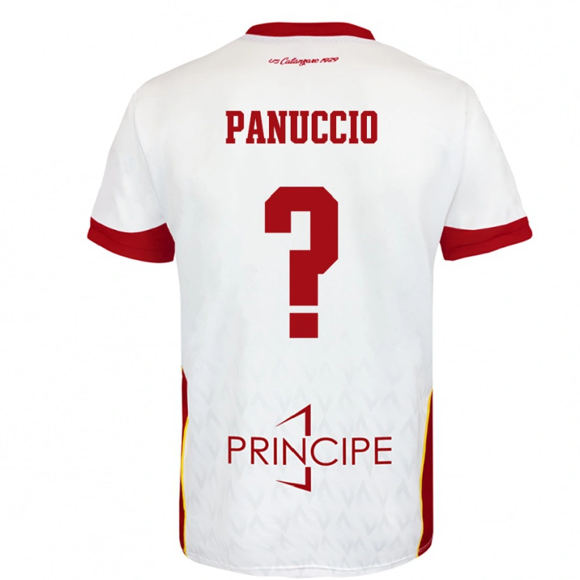Danxen Dames Giovanni Panuccio #0 Wit Rood Uitshirt Uittenue 2025/26 T-Shirt België