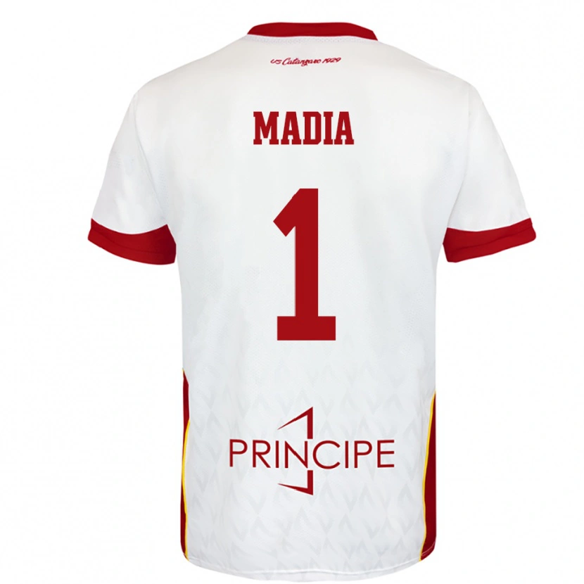 Danxen Dames Lorenzo Madia #1 Wit Rood Uitshirt Uittenue 2025/26 T-Shirt België