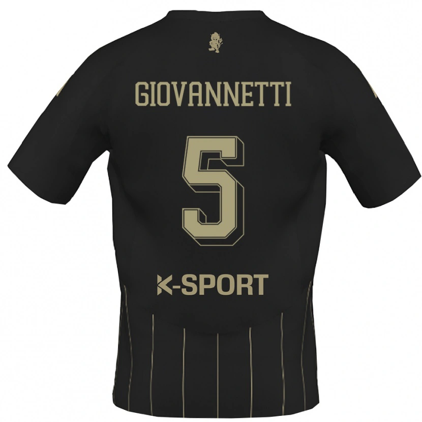 Danxen Dames Elia Giovannetti #5 Grijs Wit Uitshirt Uittenue 2025/26 T-Shirt België