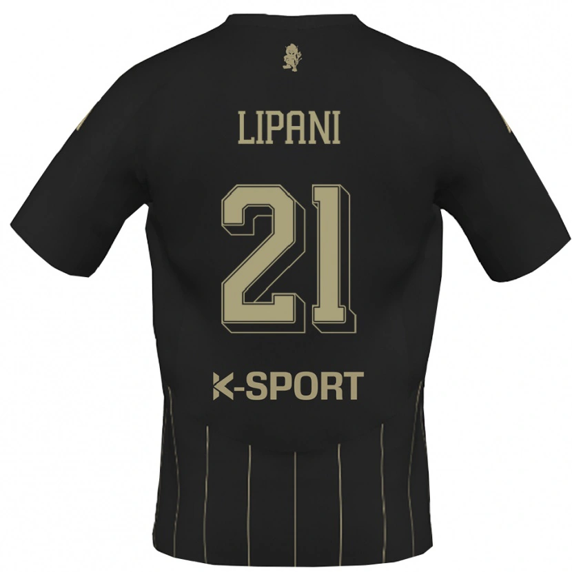 Danxen Dames Iacopo Lipani #21 Grijs Wit Uitshirt Uittenue 2025/26 T-Shirt België