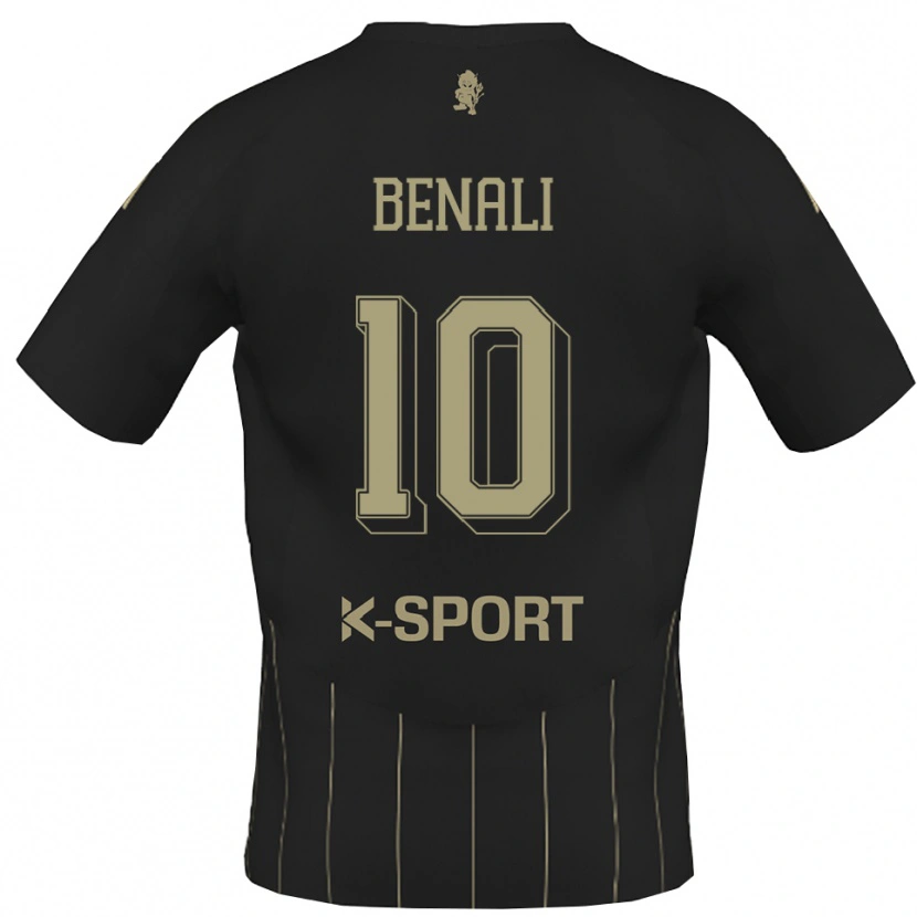Danxen Dames Ahmad Benali #10 Grijs Wit Uitshirt Uittenue 2025/26 T-Shirt België