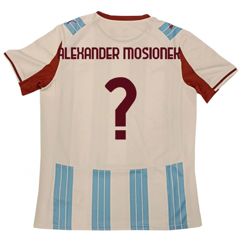 Danxen Dames Kamil Alexander Mosionek #0 Hemelsblauw Wit Uitshirt Uittenue 2025/26 T-Shirt België