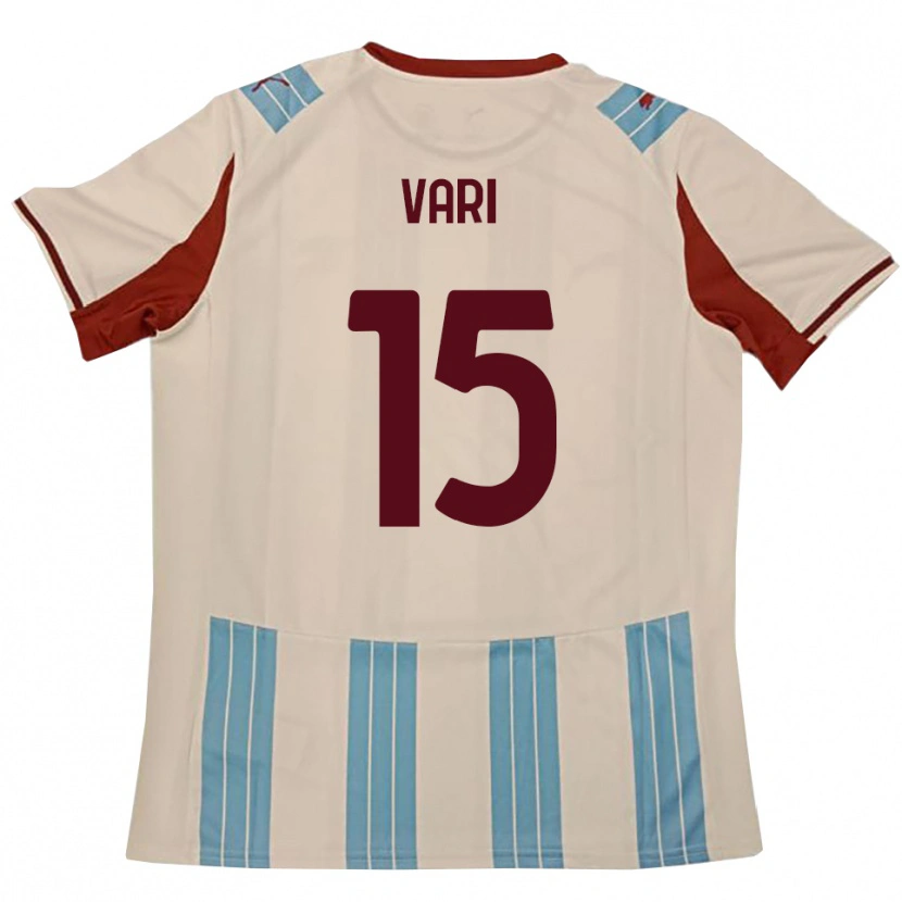 Danxen Dames Filippo Vari #15 Hemelsblauw Wit Uitshirt Uittenue 2025/26 T-Shirt België