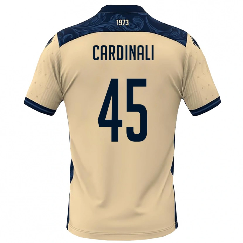 Danxen Dames Matteo Cardinali #45 Wit Donkerblauw Uitshirt Uittenue 2025/26 T-Shirt België