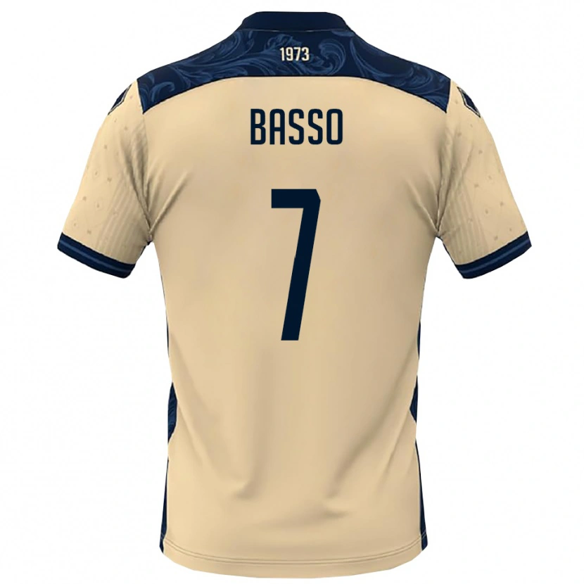 Danxen Dames Maicol Basso #7 Wit Donkerblauw Uitshirt Uittenue 2025/26 T-Shirt België