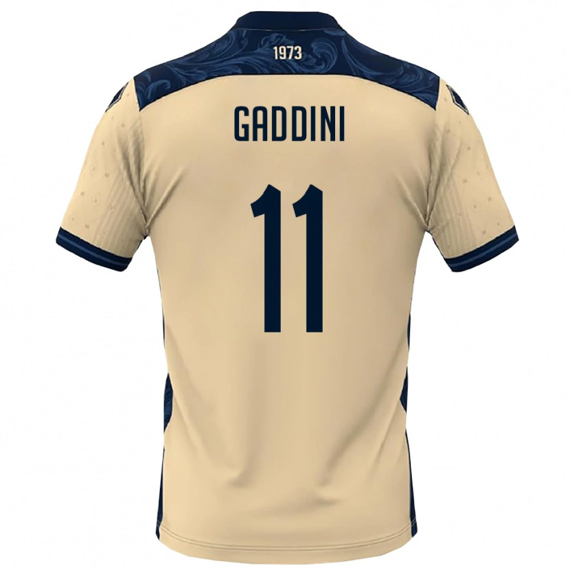 Danxen Dames Mattia Gaddini #11 Wit Donkerblauw Uitshirt Uittenue 2025/26 T-Shirt België