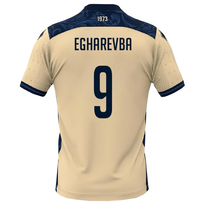 Danxen Dames Destiny Egharevba #9 Wit Donkerblauw Uitshirt Uittenue 2025/26 T-Shirt België