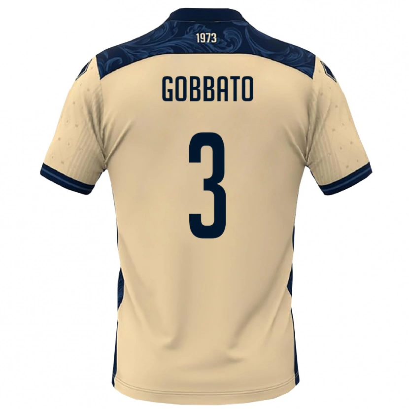 Danxen Dames Michele Gobbato #3 Wit Donkerblauw Uitshirt Uittenue 2025/26 T-Shirt België