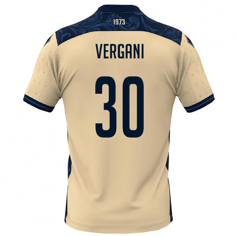 Danxen Dames Mattia Vergani #30 Wit Donkerblauw Uitshirt Uittenue 2025/26 T-Shirt België