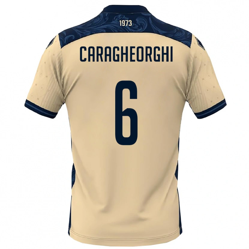 Danxen Dames Nichita Caragheorghi #6 Wit Donkerblauw Uitshirt Uittenue 2025/26 T-Shirt België