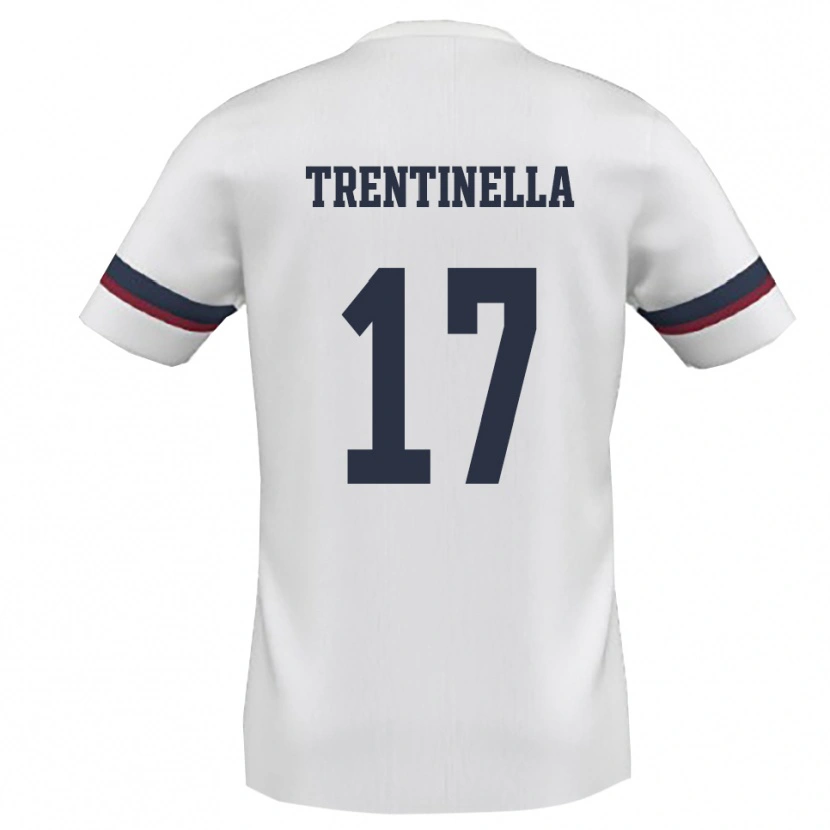 Danxen Dames Marco Trentinella #17 Wit Rood Uitshirt Uittenue 2025/26 T-Shirt België