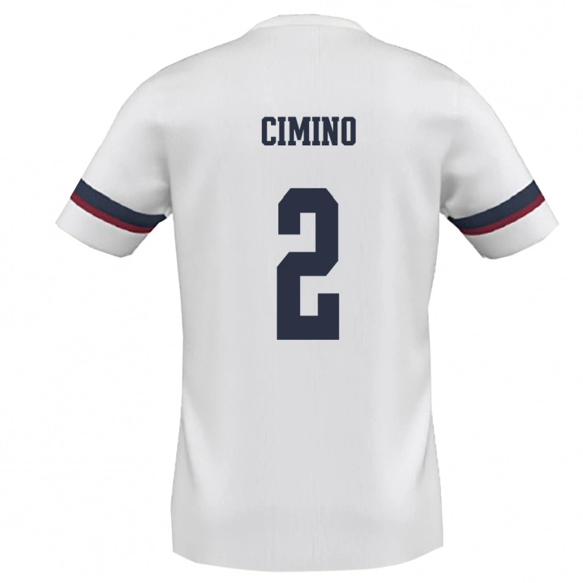 Danxen Dames Baldovino Cimino #2 Wit Rood Uitshirt Uittenue 2025/26 T-Shirt België