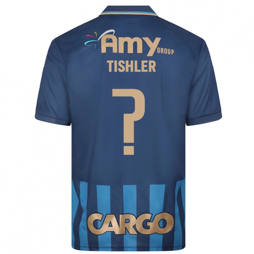 Danxen Dames Daniel Tishler #0 Donkerblauw Blauw Uitshirt Uittenue 2025/26 T-Shirt België