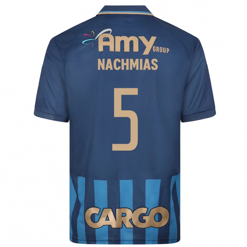 Danxen Dames Idan Nachmias #5 Donkerblauw Blauw Uitshirt Uittenue 2025/26 T-Shirt België