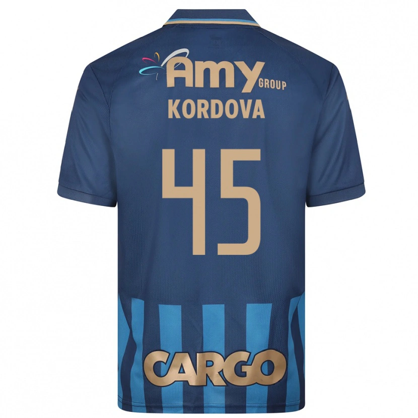Danxen Dames Adir Córdoba #45 Donkerblauw Blauw Uitshirt Uittenue 2025/26 T-Shirt België