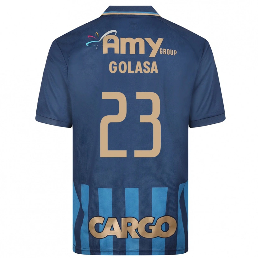 Danxen Dames Eyal Golasa #23 Donkerblauw Blauw Uitshirt Uittenue 2025/26 T-Shirt België