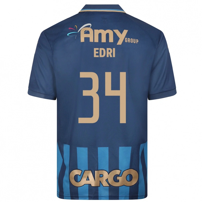 Danxen Dames Shon Edri #34 Donkerblauw Blauw Uitshirt Uittenue 2025/26 T-Shirt België