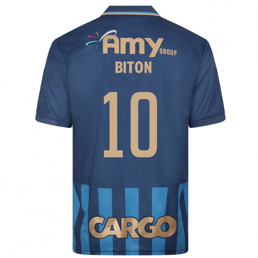 Danxen Dames Dan Biton #10 Donkerblauw Blauw Uitshirt Uittenue 2025/26 T-Shirt België