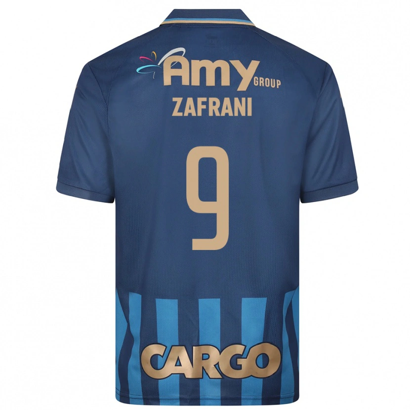 Danxen Dames Itay Zafrani #9 Donkerblauw Blauw Uitshirt Uittenue 2025/26 T-Shirt België