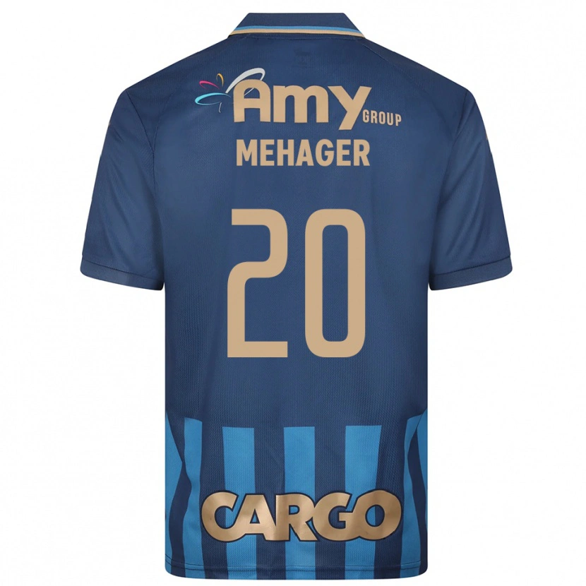 Danxen Dames Itay Mehager #20 Donkerblauw Blauw Uitshirt Uittenue 2025/26 T-Shirt België