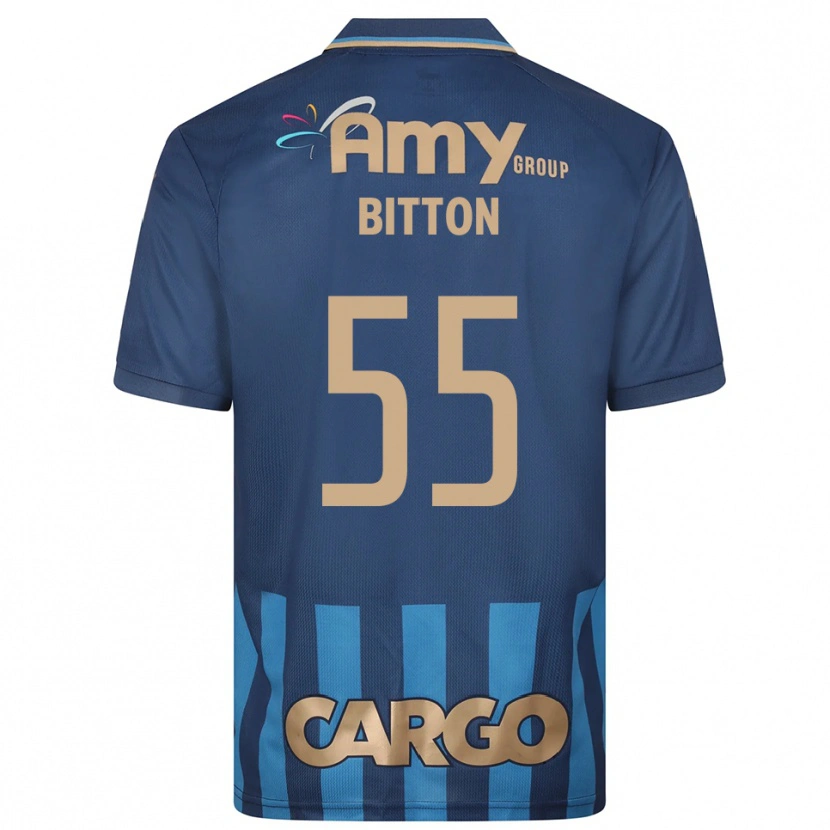 Danxen Dames Nir Bitton #55 Donkerblauw Blauw Uitshirt Uittenue 2025/26 T-Shirt België
