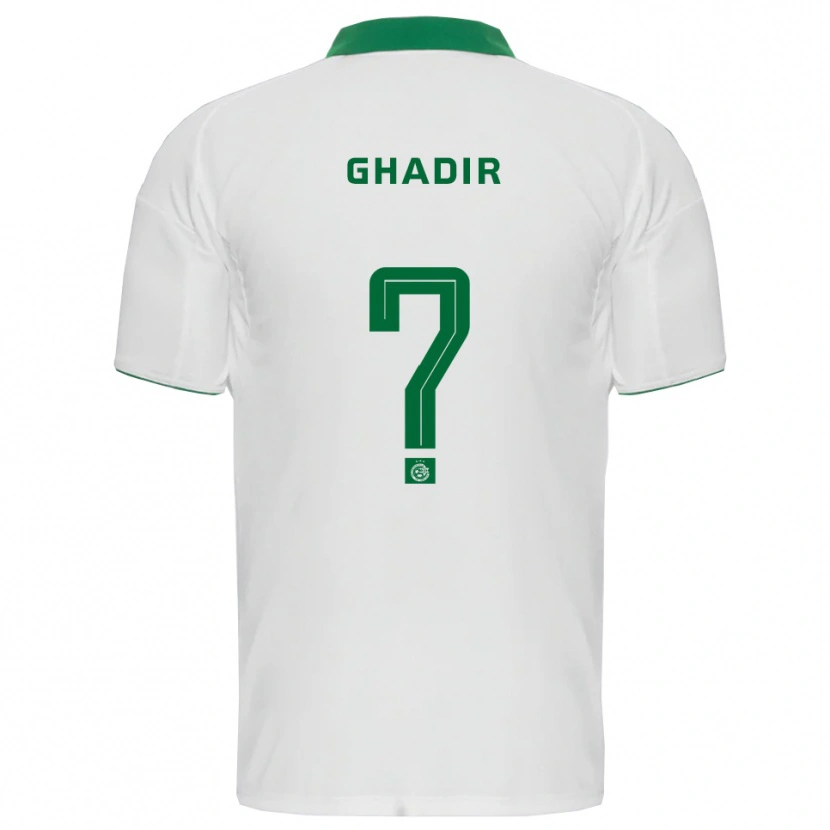 Danxen Dames Mohamad Ghadir #0 Wit Groen Uitshirt Uittenue 2025/26 T-Shirt België