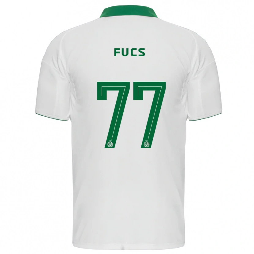 Danxen Dames Roee Fucs #77 Wit Groen Uitshirt Uittenue 2025/26 T-Shirt België