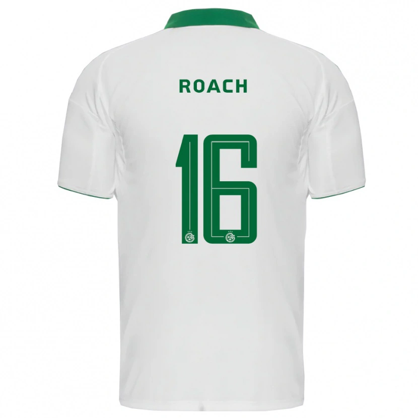 Danxen Dames Ilay Roach #16 Wit Groen Uitshirt Uittenue 2025/26 T-Shirt België