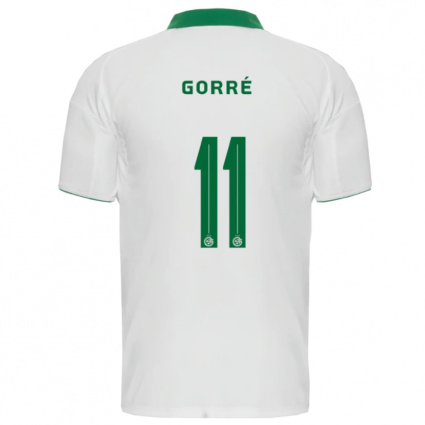 Danxen Dames Kenji Gorré #11 Wit Groen Uitshirt Uittenue 2025/26 T-Shirt België
