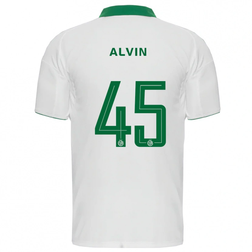 Danxen Dames Glenn Alvin #45 Wit Groen Uitshirt Uittenue 2025/26 T-Shirt België