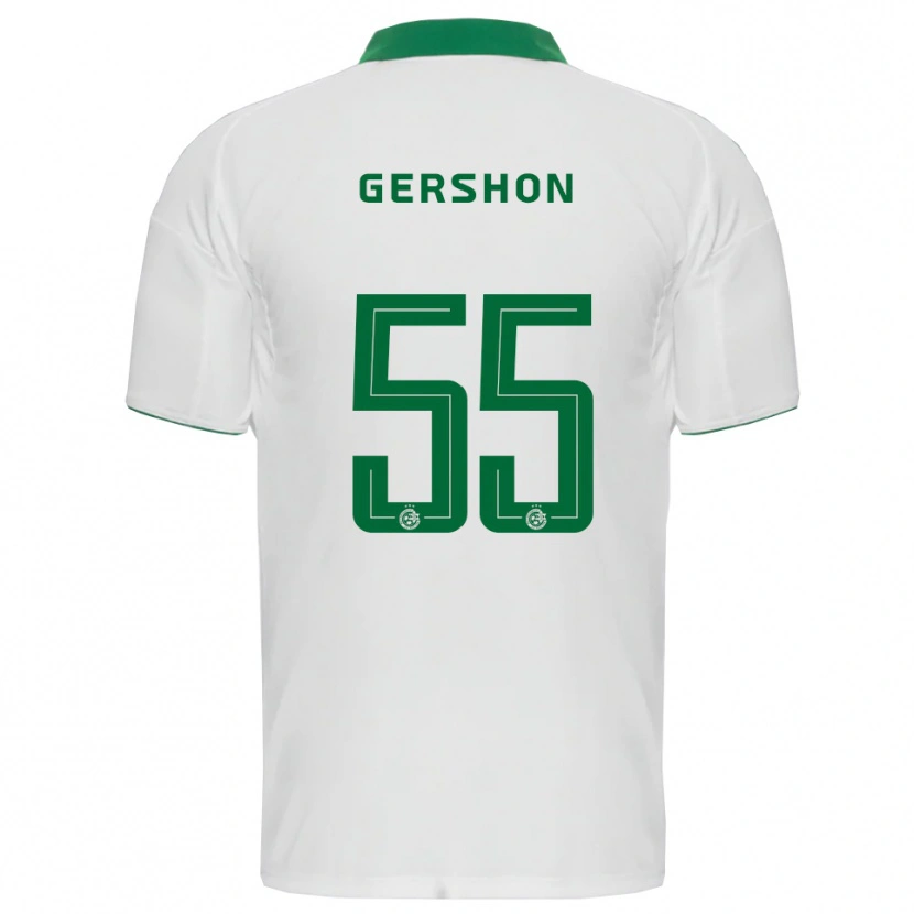 Danxen Dames Rami Gershon #55 Wit Groen Uitshirt Uittenue 2025/26 T-Shirt België
