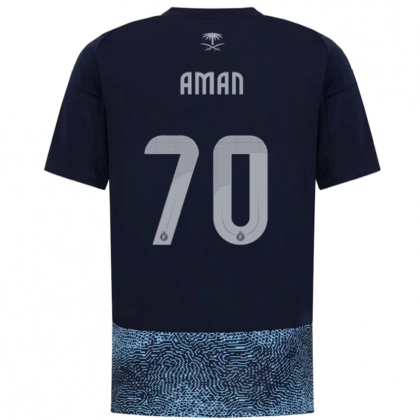 Danxen Dames Awad Aman #70 Donkerblauw Hemelsblauw Uitshirt Uittenue 2025/26 T-Shirt België
