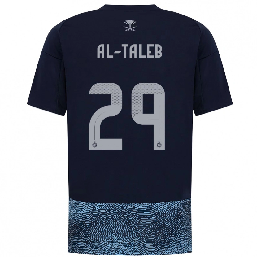 Danxen Dames Fahad Al-Taleb #29 Donkerblauw Hemelsblauw Uitshirt Uittenue 2025/26 T-Shirt België