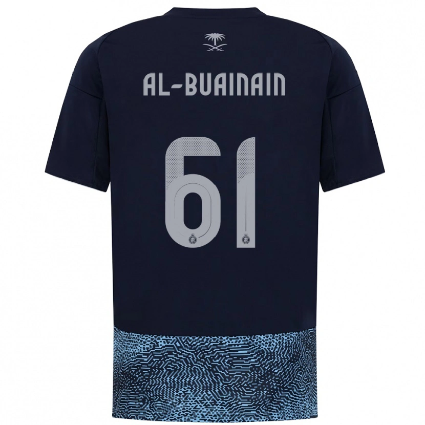 Danxen Dames Mubarak Al-Buainain #61 Donkerblauw Hemelsblauw Uitshirt Uittenue 2025/26 T-Shirt België
