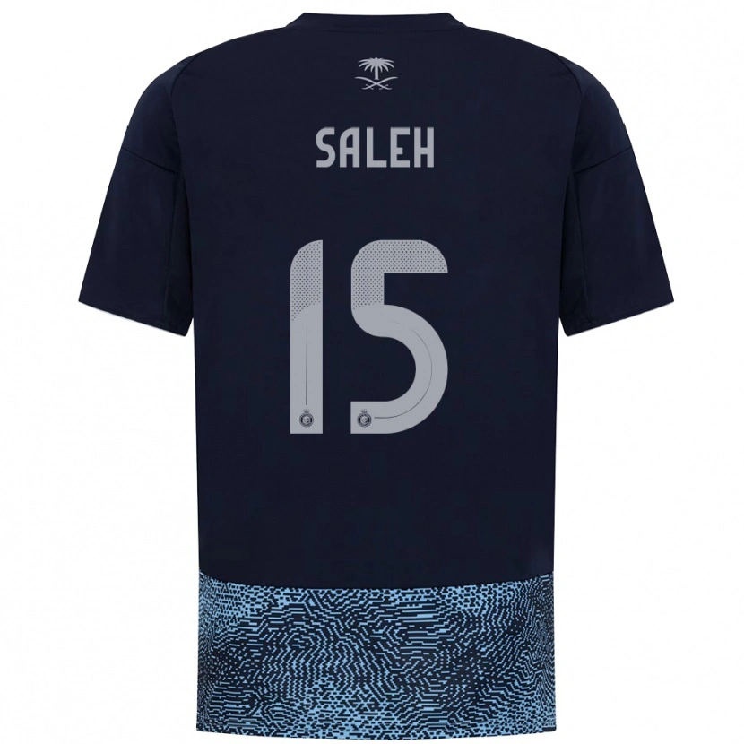 Danxen Dames Rinas Saleh #15 Donkerblauw Hemelsblauw Uitshirt Uittenue 2025/26 T-Shirt België