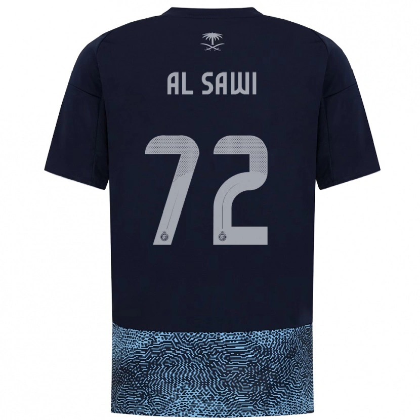 Danxen Dames Etaf Al-Sawi #72 Donkerblauw Hemelsblauw Uitshirt Uittenue 2025/26 T-Shirt België
