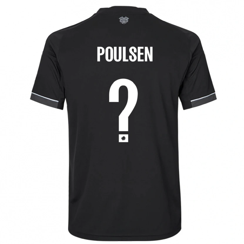 Danxen Dames Xander Poulsen #0 Zwart Wit Uitshirt Uittenue 2025/26 T-Shirt België