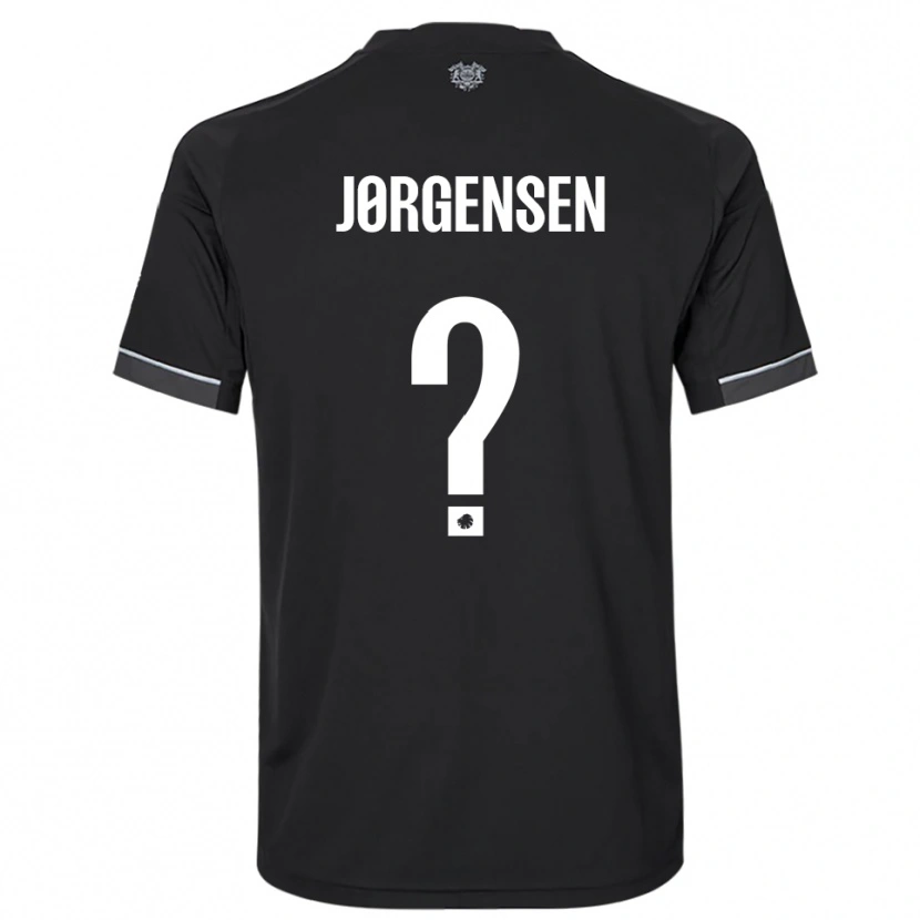 Danxen Dames Mads Jørgensen #0 Zwart Wit Uitshirt Uittenue 2025/26 T-Shirt België