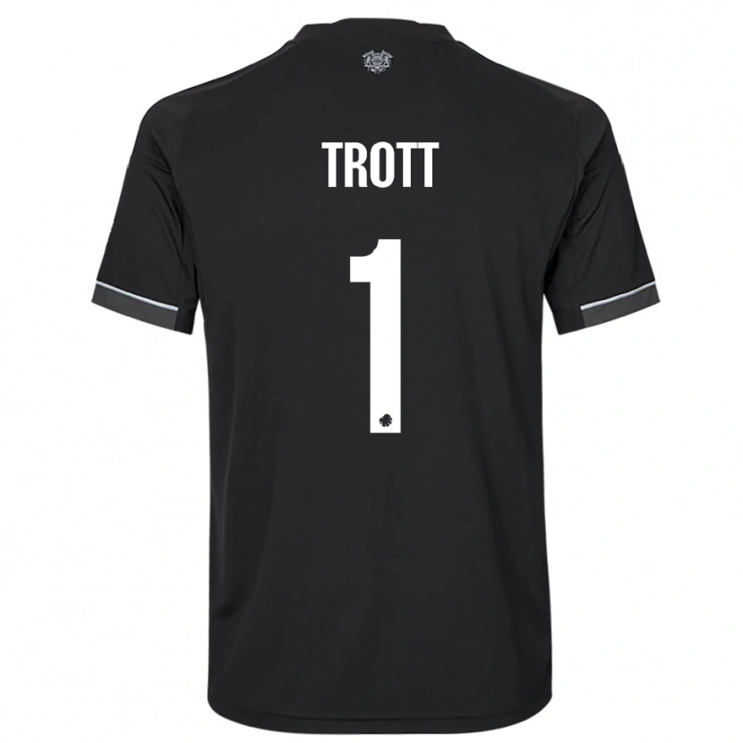 Danxen Dames Nathan Trott #1 Zwart Wit Uitshirt Uittenue 2025/26 T-Shirt België