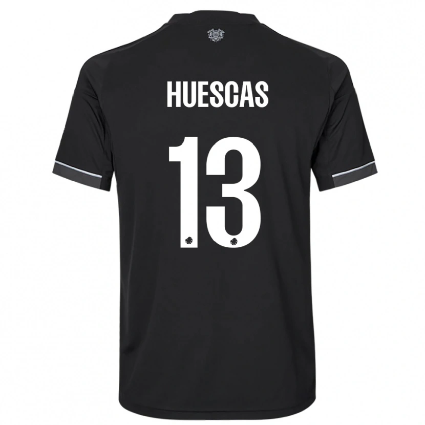 Danxen Dames Rodrigo Huescas #13 Zwart Wit Uitshirt Uittenue 2025/26 T-Shirt België