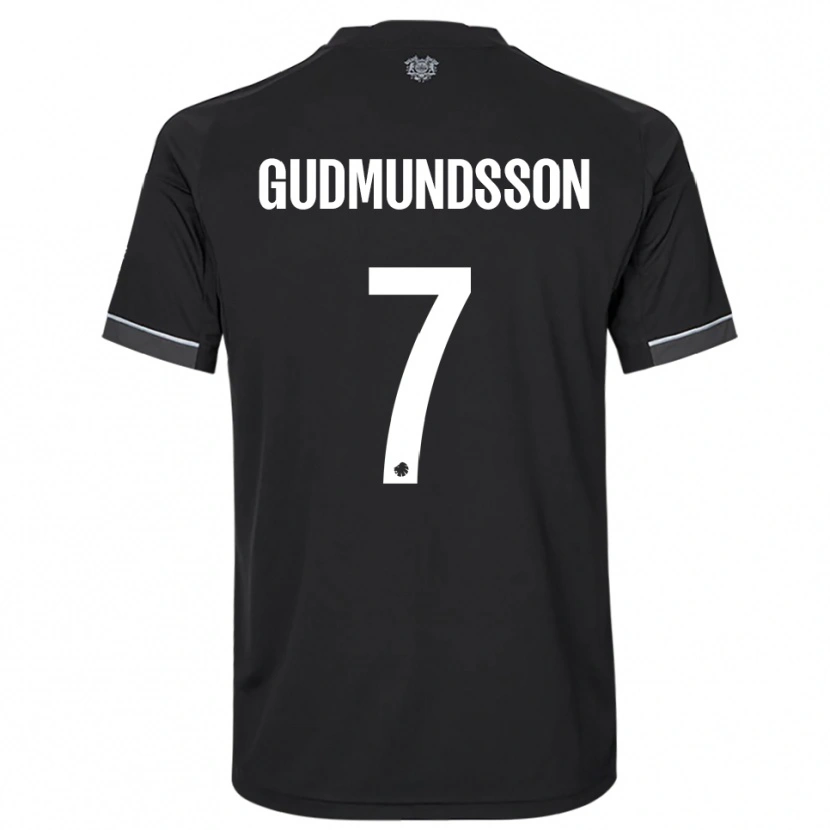 Danxen Dames Galdur Gudmundsson #7 Zwart Wit Uitshirt Uittenue 2025/26 T-Shirt België
