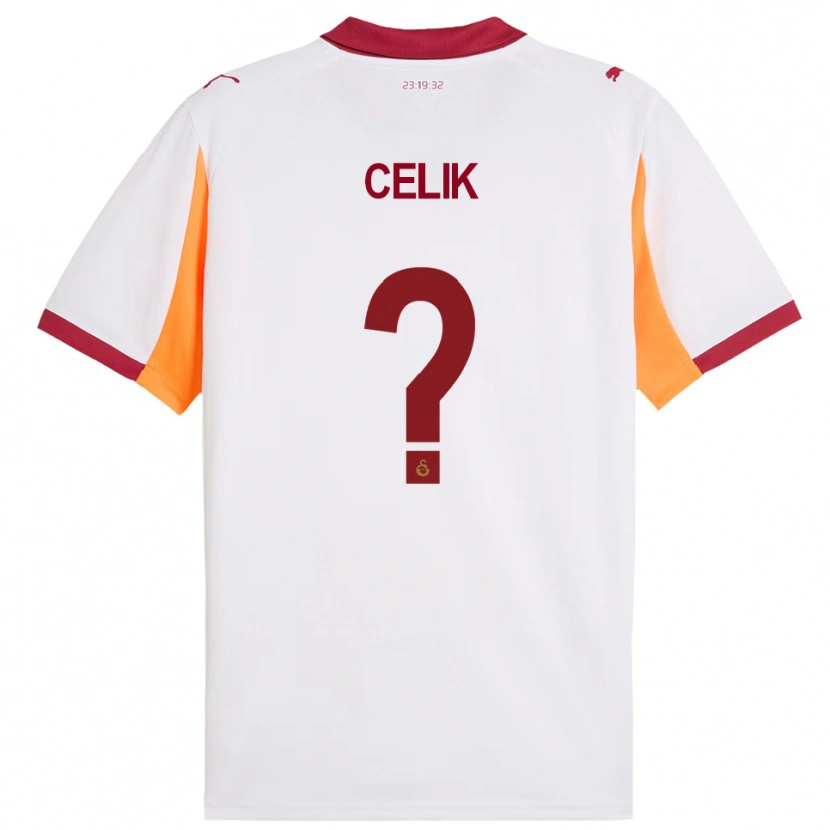Danxen Dames Berke Celik #0 Wit Rood Uitshirt Uittenue 2025/26 T-Shirt België