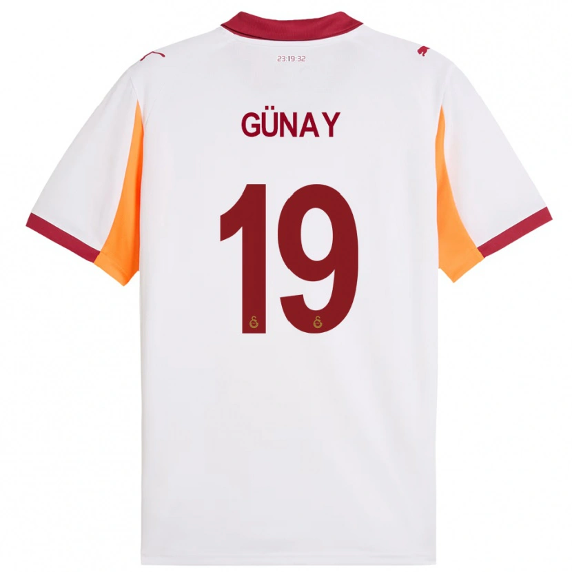 Danxen Dames Günay Güvenç #19 Wit Rood Uitshirt Uittenue 2025/26 T-Shirt België