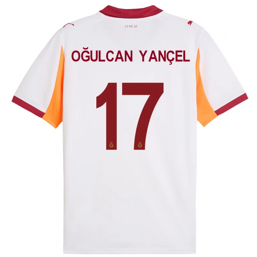 Danxen Dames Necati Oğulcan Yançel #17 Wit Rood Uitshirt Uittenue 2025/26 T-Shirt België