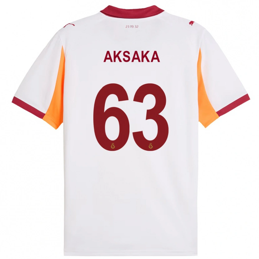 Danxen Dames Baran Aksaka #63 Wit Rood Uitshirt Uittenue 2025/26 T-Shirt België