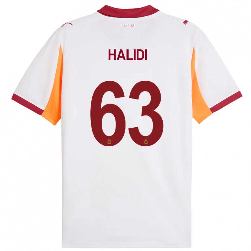 Danxen Dames İsa Halidi #63 Wit Rood Uitshirt Uittenue 2025/26 T-Shirt België